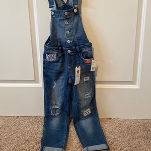 Overalls denim size 8 new with tags